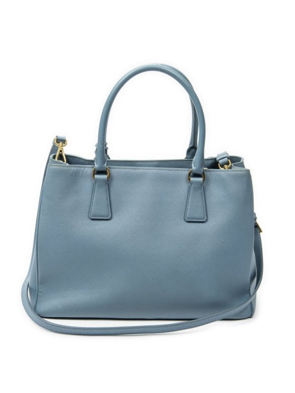 Prada Open Tote Light Blue Saffiano Leather - Picture 5 of 10